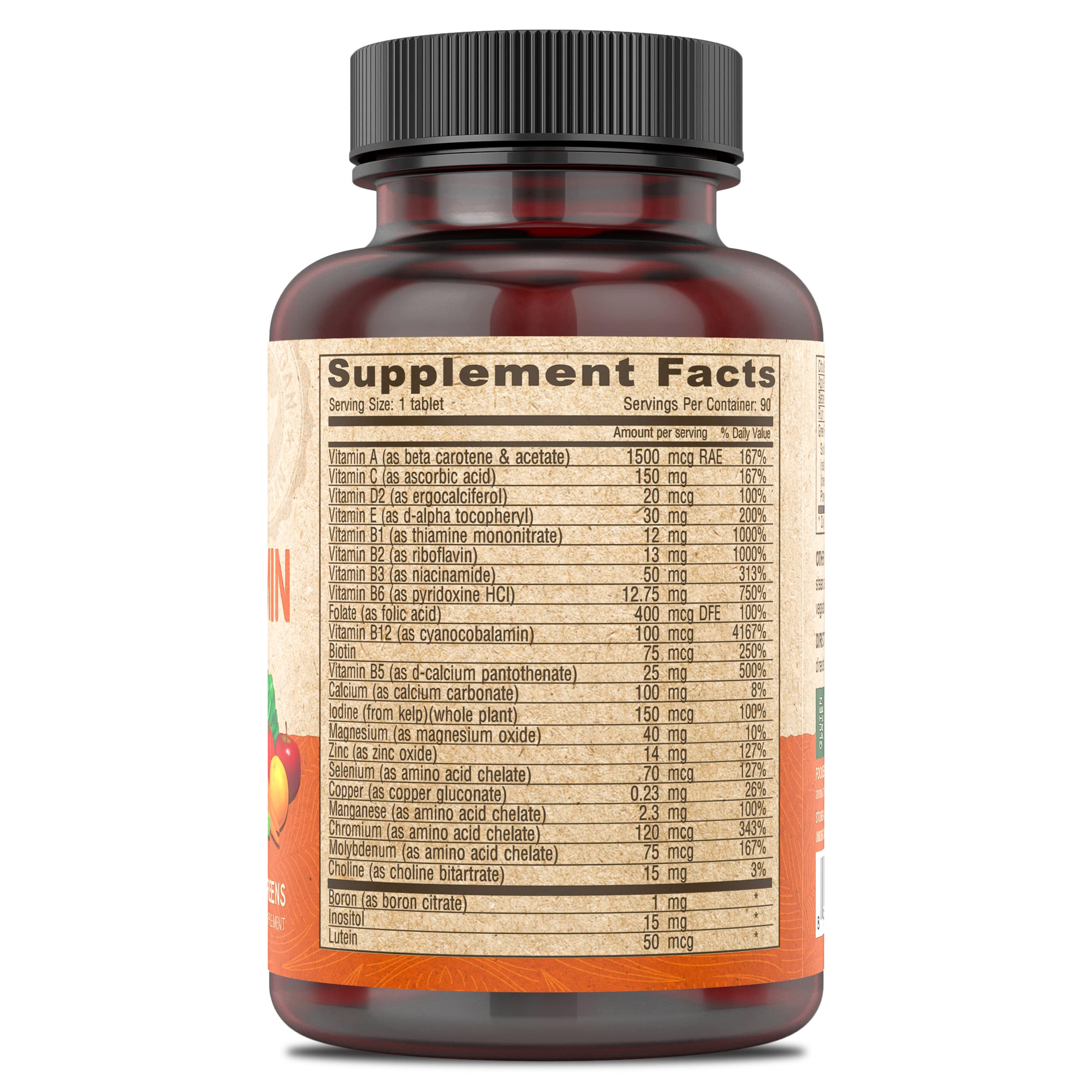 DEVA Vegan Iron-Free Multivitamin & Mineral Supplement, Green Food Blend, Spirulina, Chlorella, Ashwagandha, Broccoli, 90 Coated Tablets DEVABuy Supplements Australia