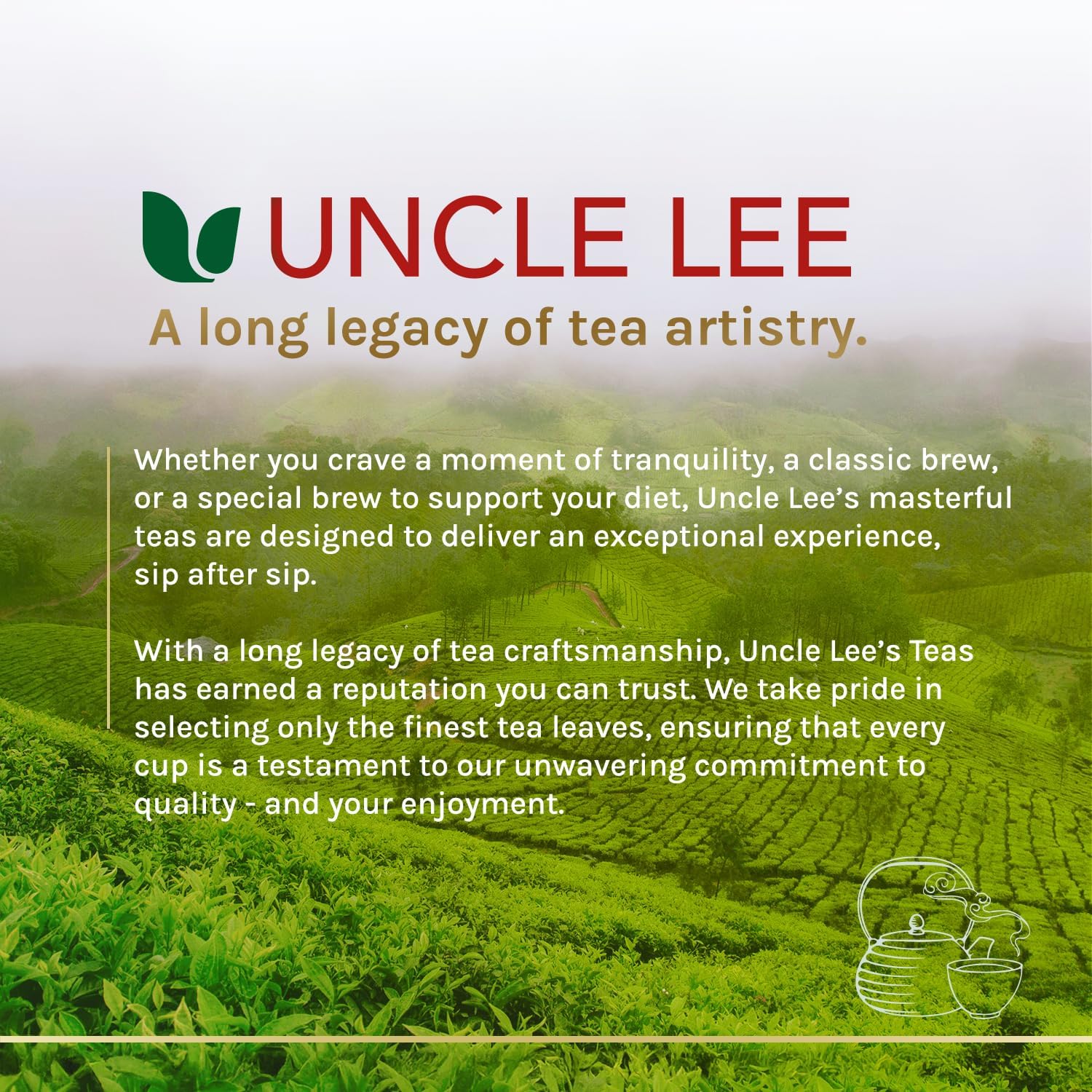 Uncle Lees Dieters Detox Tea for Weight Loss and Belly Fat, Chinese Green Herbal Tea with Senna Leaves, 100% Natural, Weight Loss for Women & Men, Pack of 2-30 Tea Bags Per Box