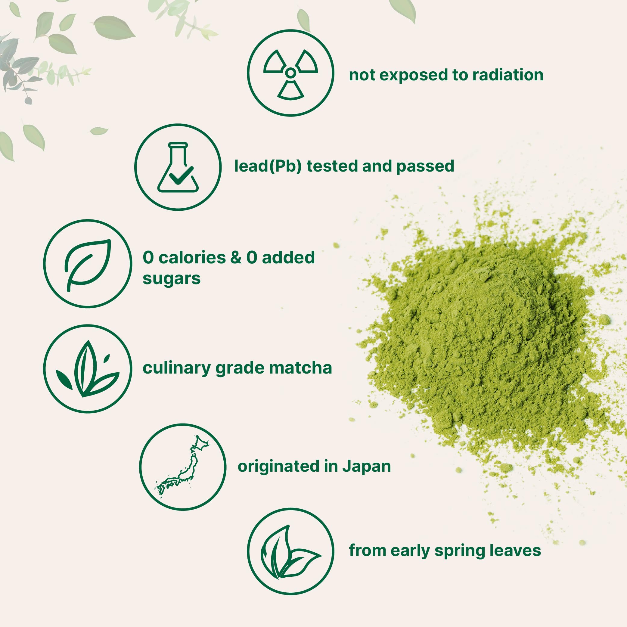 Micro Ingredients Organic Matcha Green Tea Powder, First Harvest, Culinary Grade from Japan, 100% Pure & Unflavored, Great for Tea, Latte, & Smoothies, Non-GMO, No Sugar, Eco-Friendly Packaging, 1 Lb