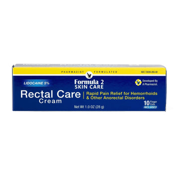 Pharmacist Formulated - Rectal Care Cream - Pain Relief for Hemorrhoids Formula 2 Skin CareBuy Supplements Australia