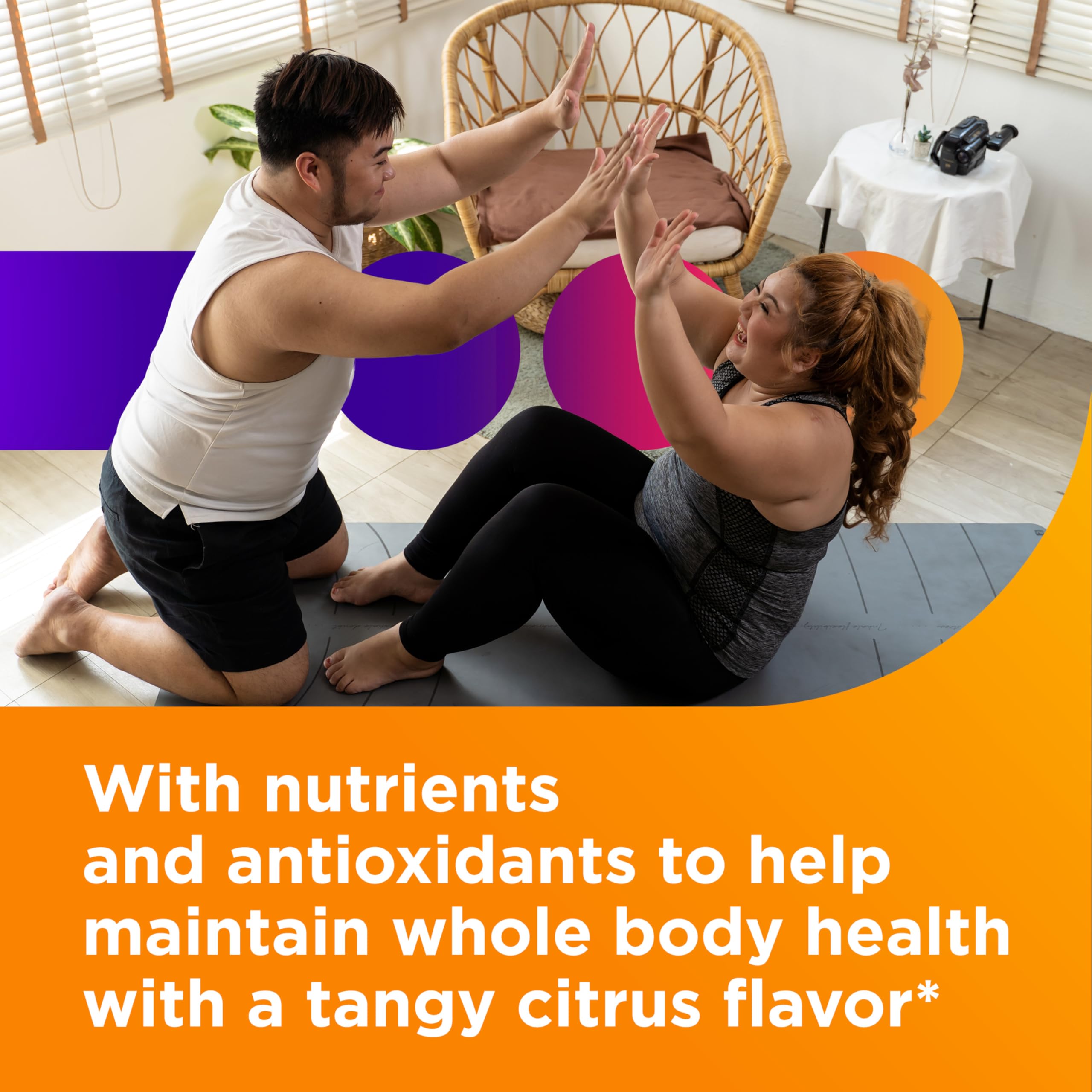 Centrum Liquid Multivitamin for Adults, Multivitamin/Multimineral Supplement with B Vitamins and Antioxidants, Citrus Flavor - 8 Fl Oz