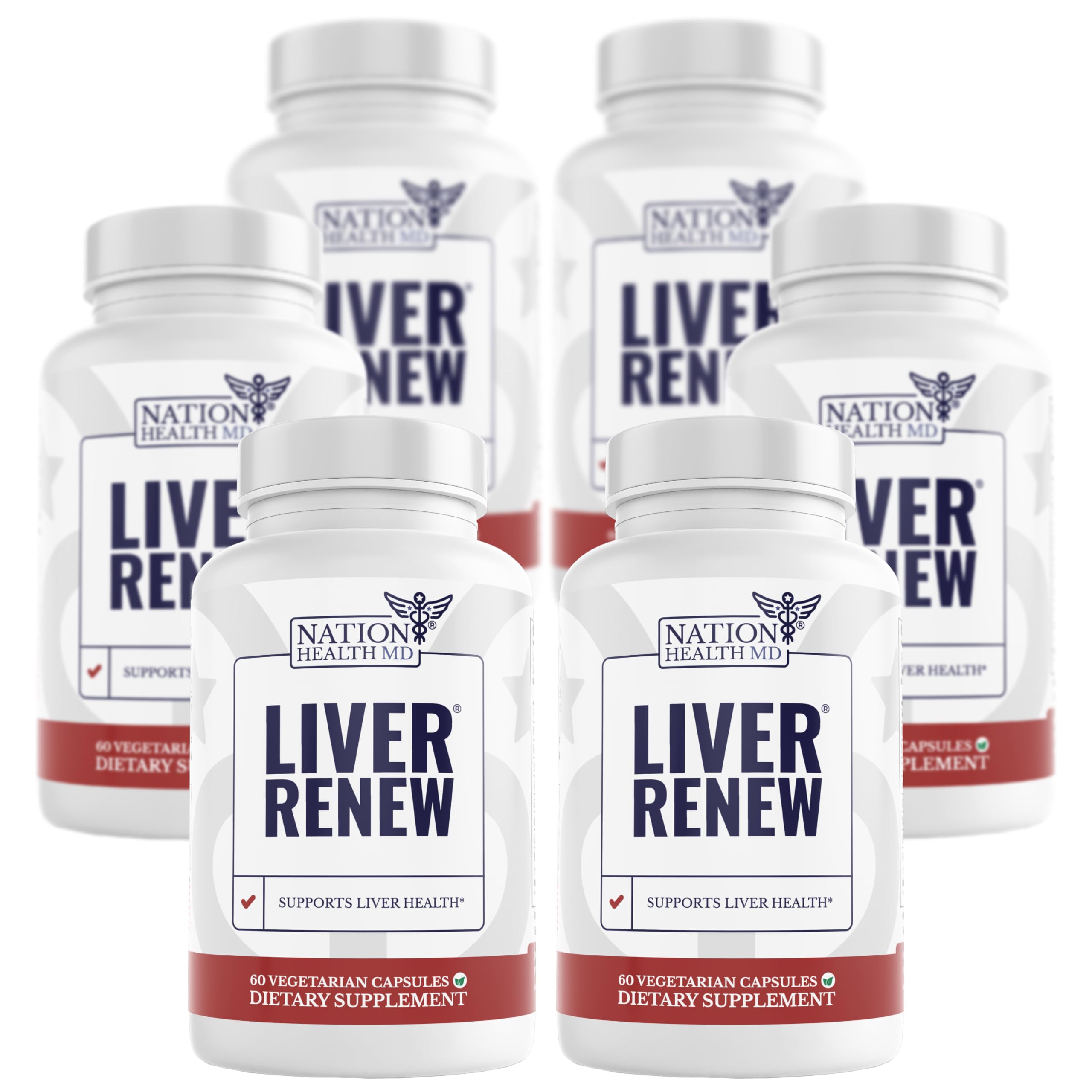 Liver Renew - Liver Cleanse Detox & Repair - Liver Support Supplement with Artichoke Extract, Milk Thisle, Dandelion and Turmeric (1 Bottle)