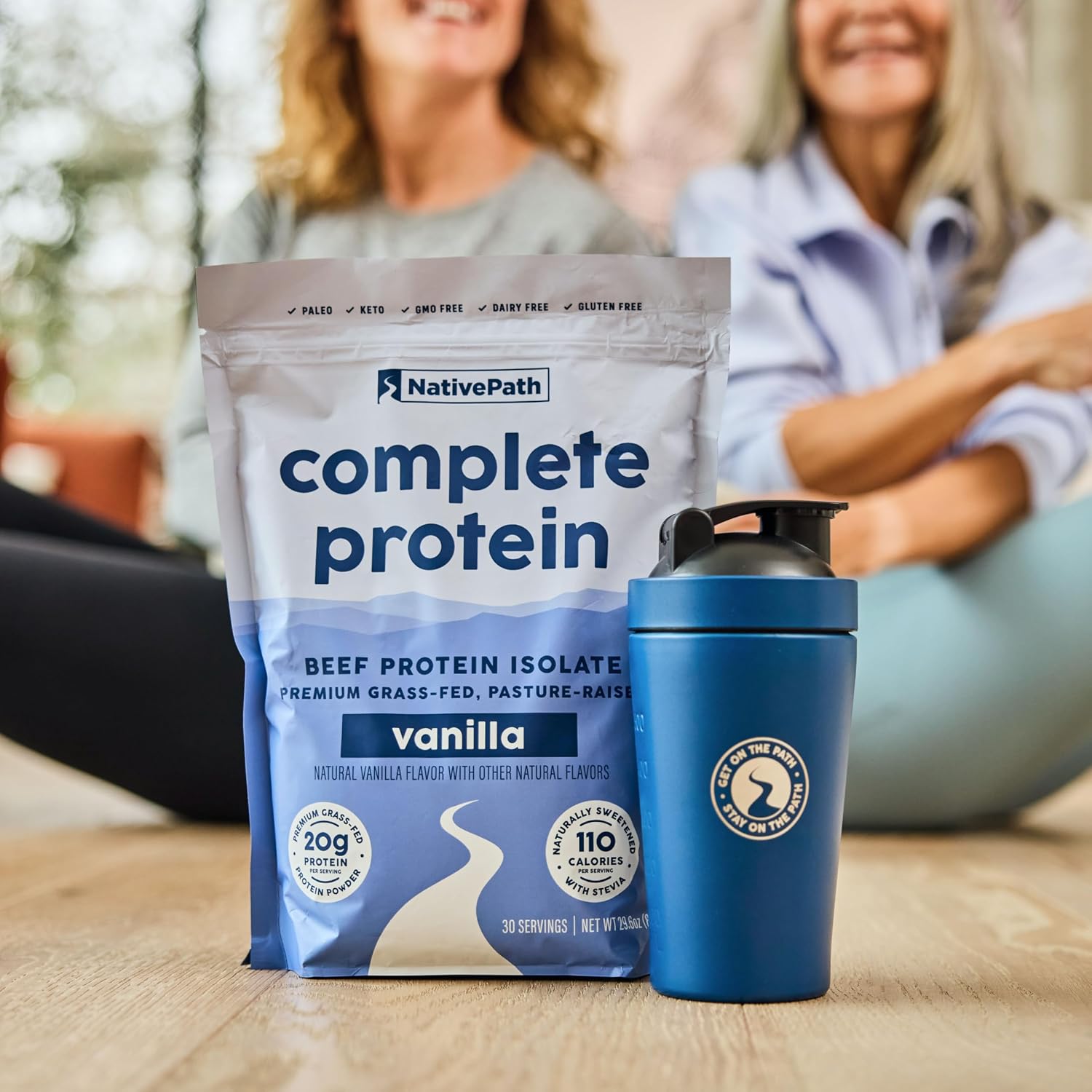 NativePath Dark Blue Aluminum Shaker - 20 oz