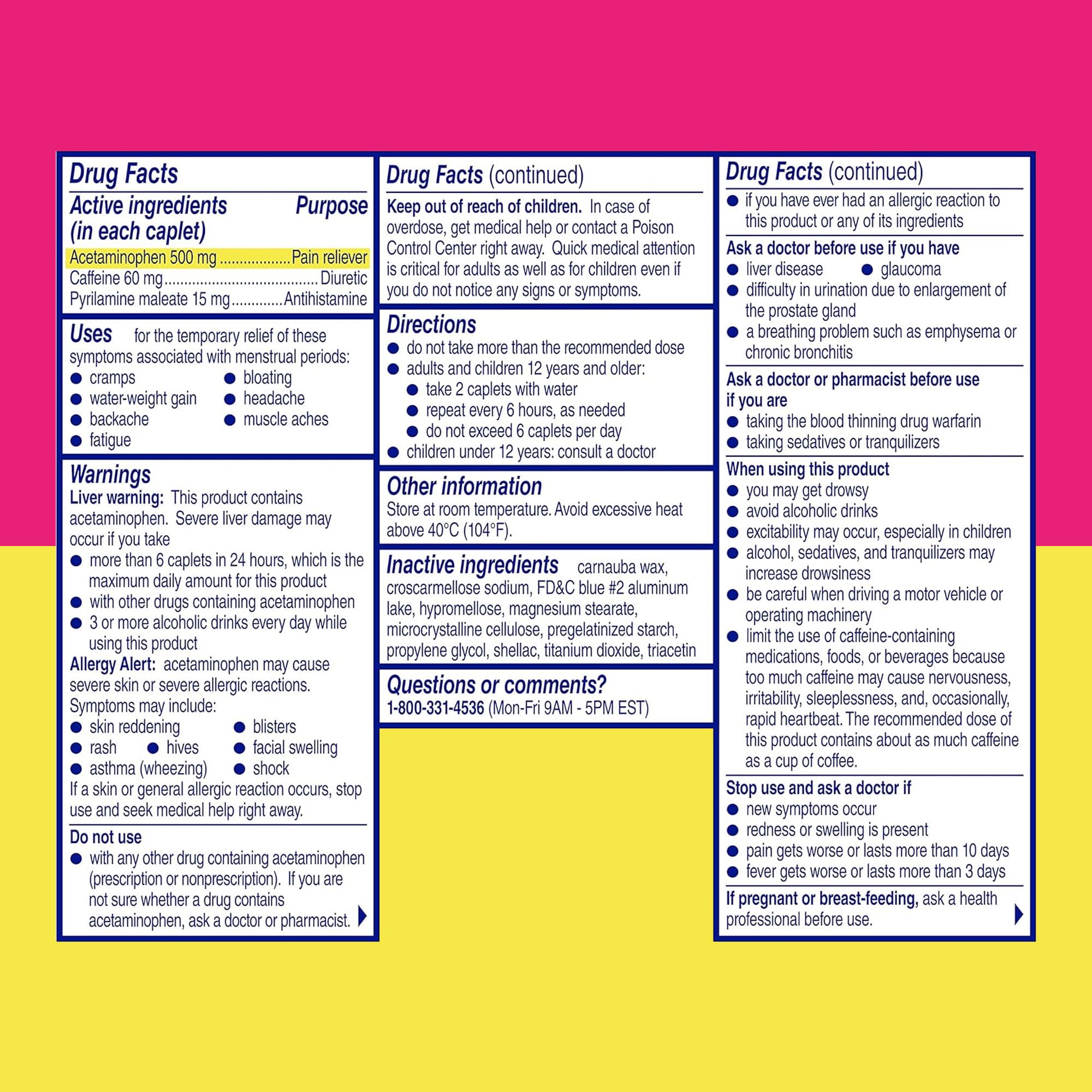 Midol Complete Menstrual Pain Relief Caplets, 40 Count - Provides Cramp, Headache, and Bloating Relief Midol buy supplements Au