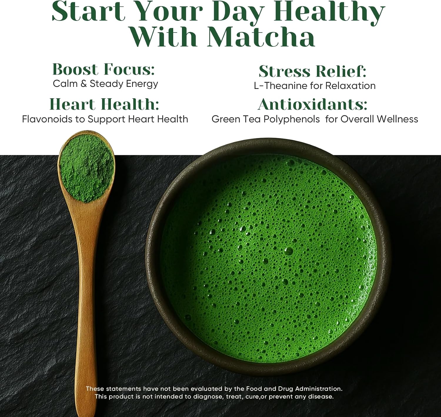 Ceremonial Grade Matcha Green Tea Powder, First Harvest, Shade Grown, 30g | 100% Pure Matcha Powder Ceremonial Grade, w/ No Additives, Unsweetened, Vegan, Gluten-Free, Smooth Flavor for Tea and Lattes