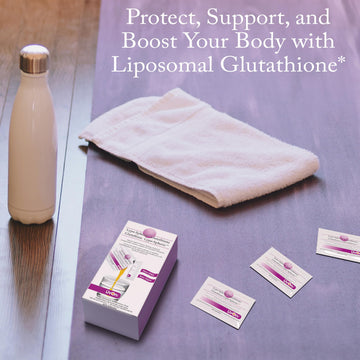 LivOn Laboratories Lypo-Spheric Glutathione - 30 Packets – 450 mg Glutathione Per Packet – Liposome Encapsulated for Maximum Bioavailability – Professionally Formulated – 100% Non-GMO