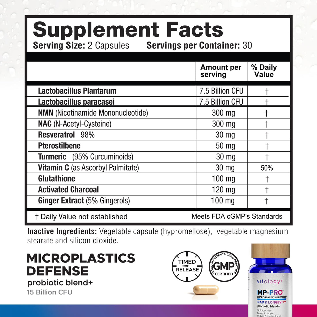 Vitology MP-Pro supplement bottle on a white background