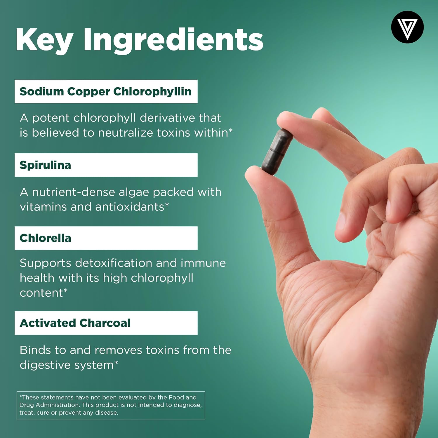 Vital Vitamins Multi Collagen Capsules + Chlorophyll Complex Capsules