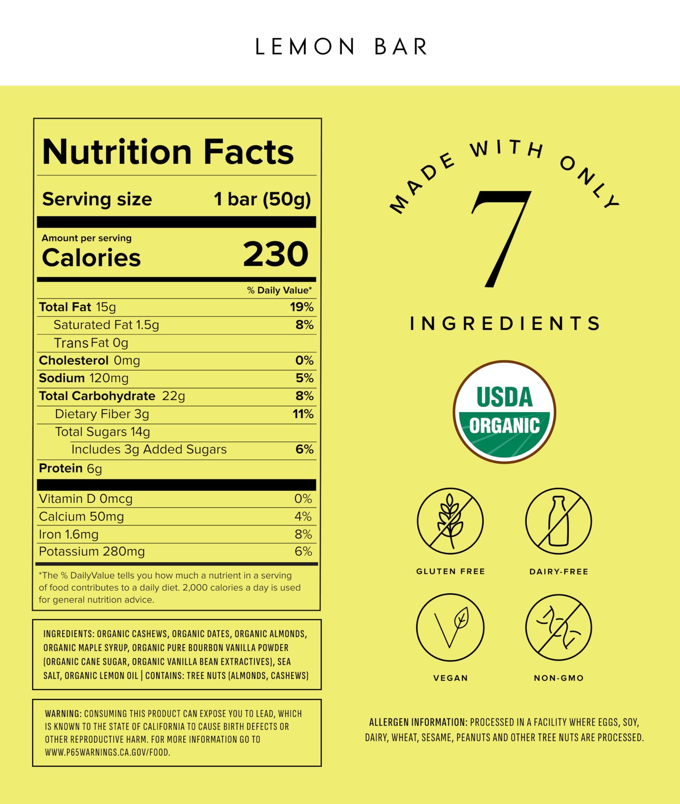 Truvani Plant Based Snack Bars | Variety | 12 Pack | Vegan | 5-8g Protein | USDA Organic and Vegan | Dairy, Soy, and Gluten Free | Individually Wrapped