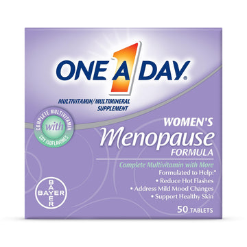 One A Day Women's Menopause Formula supplement box on a white background
