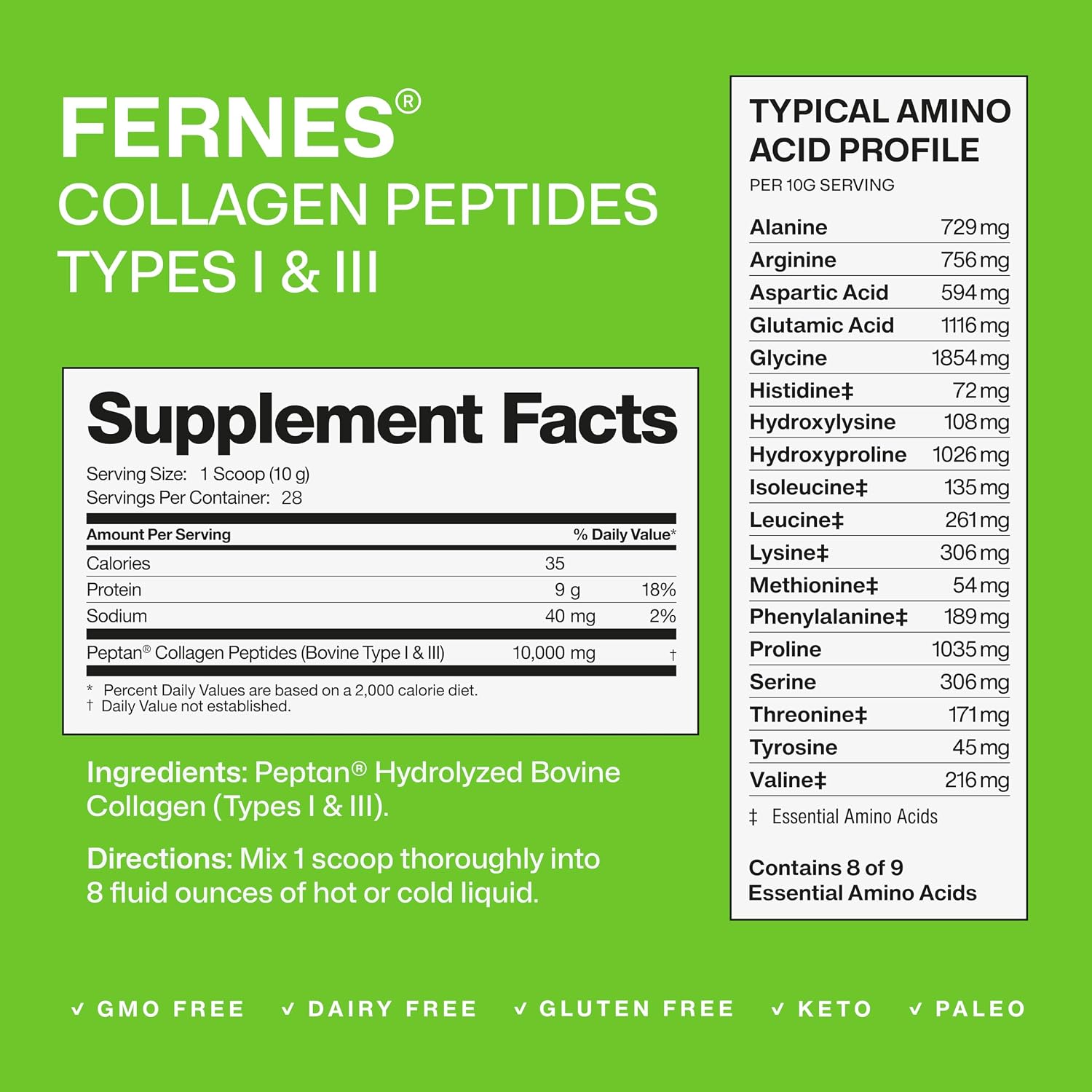 Collagen + Magnesium Glycinate 1250mg