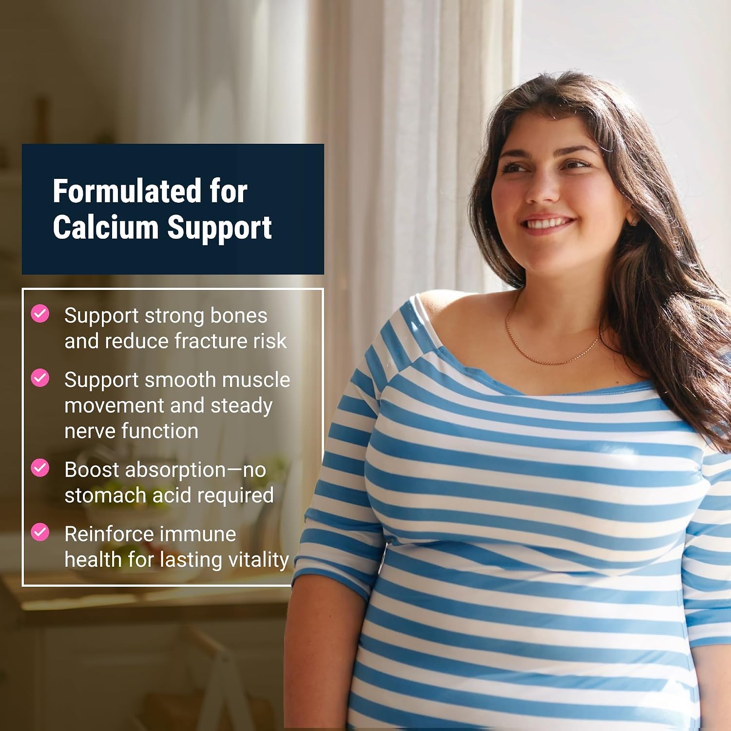 BariatricPal Easy Swallow Calcium Citrate (600mg) and D3 Coated Tablets (30-Day Supply)