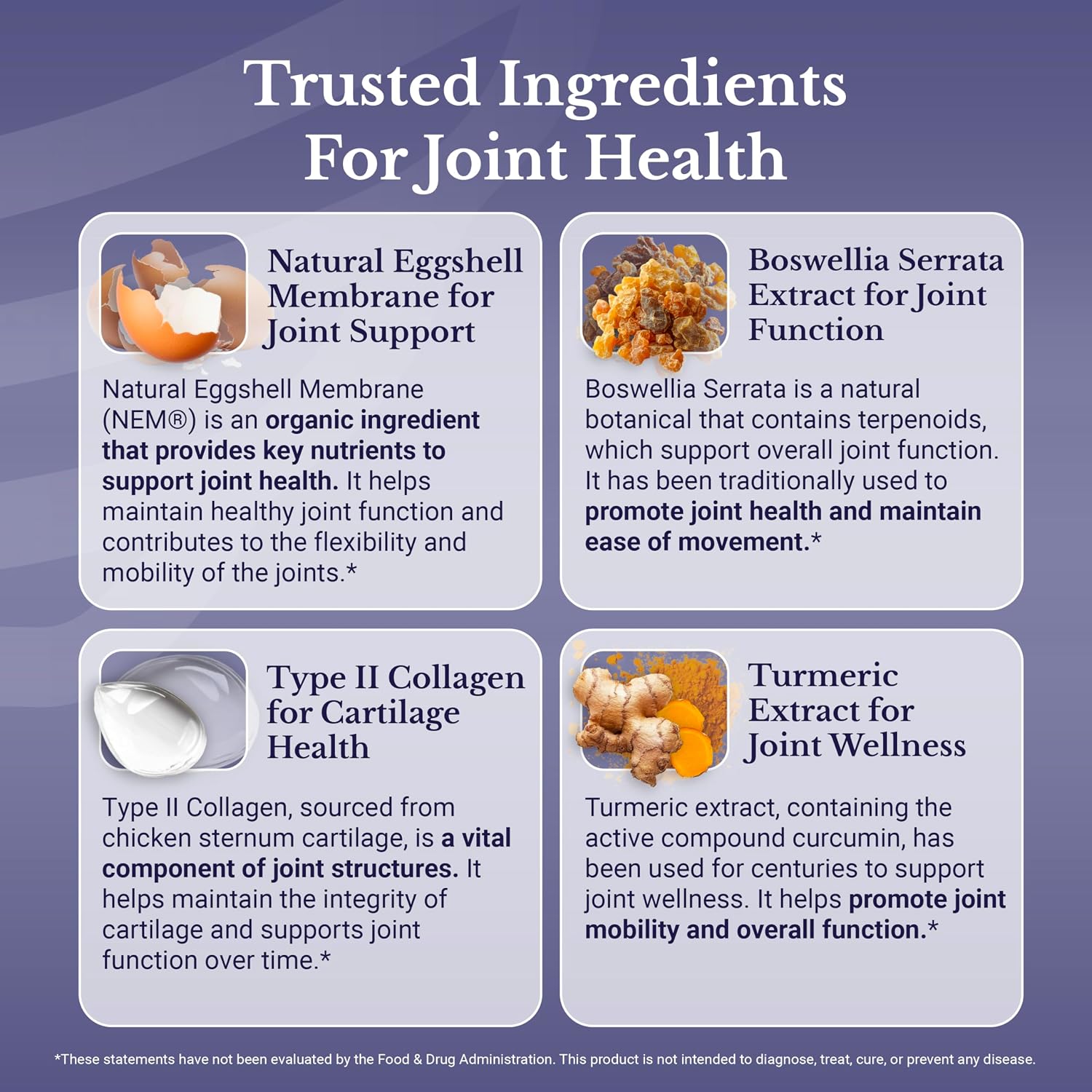 Joint Complex | Joint Supplements for Men & Women | Triple Strength Supplement for Bone Health & Joint Flex, Turmeric, NEM, Boswellia & Collagen, 30 Days Supply, 60 Capsules