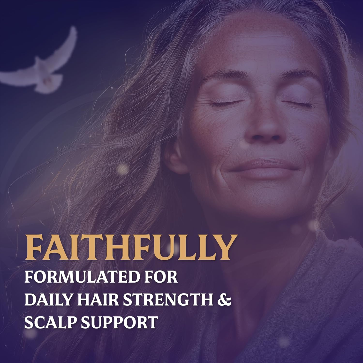 EVERFAITH Hair Formula Plus - Hair Growth Vitamins - Biotin for Hair Growth for Women & Men - with Keratin, Collagen, Saw Palmetto, Horsetail, Zinc, Ashwagandha, L-Lysine, Iron & More - 60 Capsules