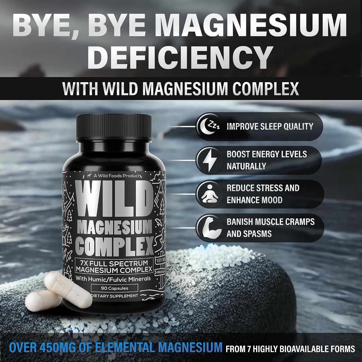 Magnesium Complex (90 caps) & KSM-66 Ashwagandha (60 caps)