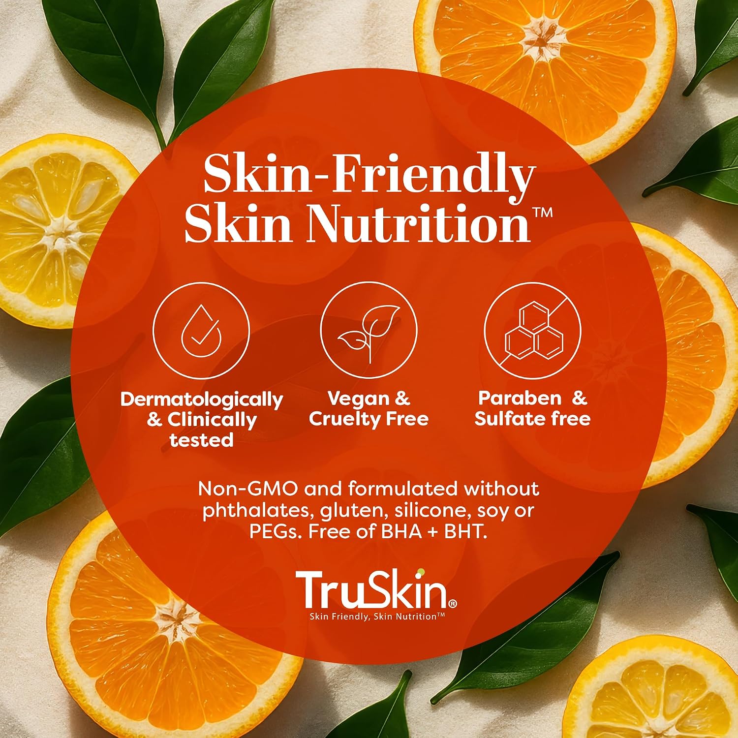 TruSkin Vitamin C Brightening Face Scrub with Yuzu Lemon, 4 fl oz | With Bora Bora white sand to gently exfoliate, smooth skin texture and reveal softer, more radiant-looking skin