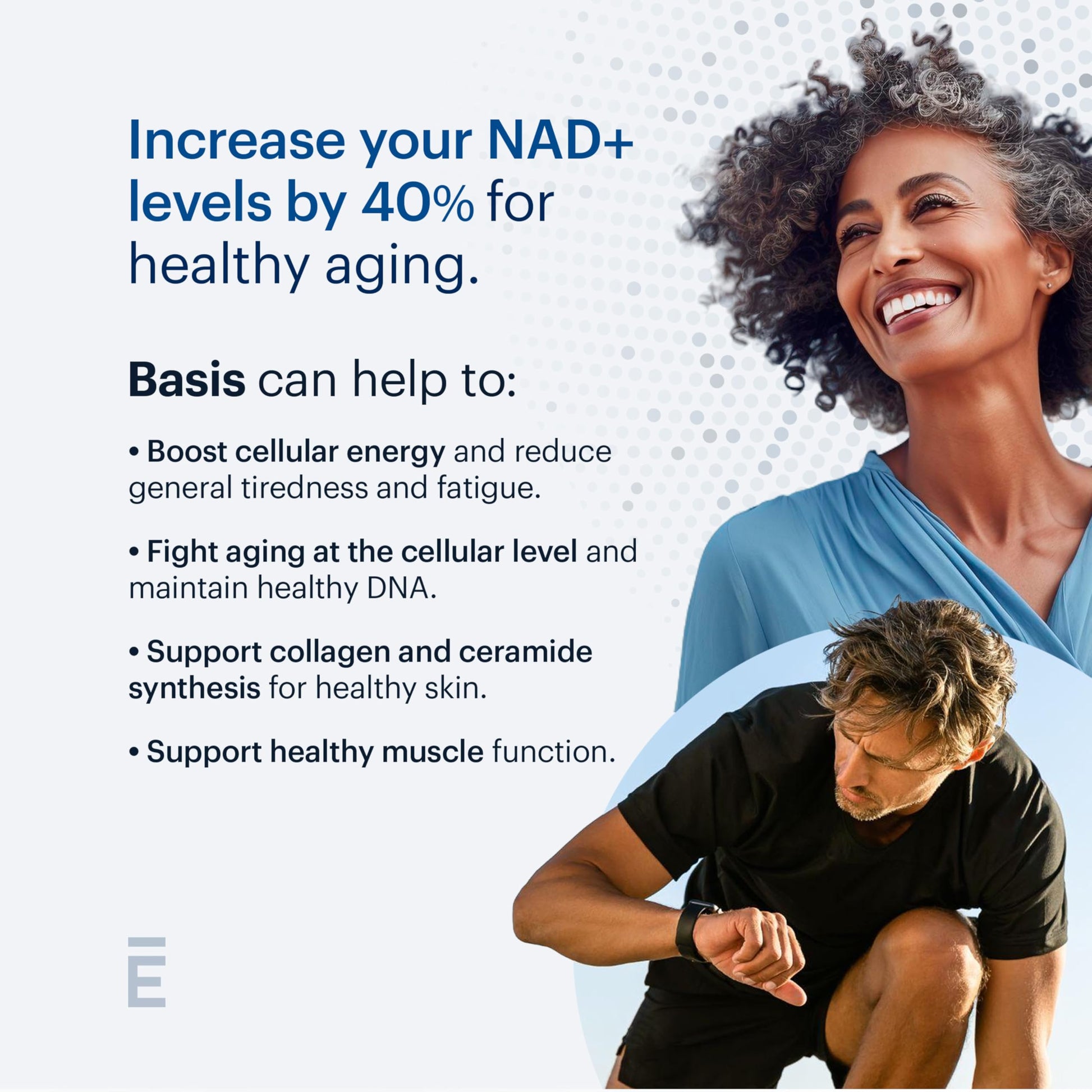 ELYSIUM Basis NAD Plus Supplement 30 Servings - with Nicotinamide Riboside 250mg and Pterostilbene 50mg - Healthy Aging Supplement & Cellular Energy ELYSIUM buy supplements Au