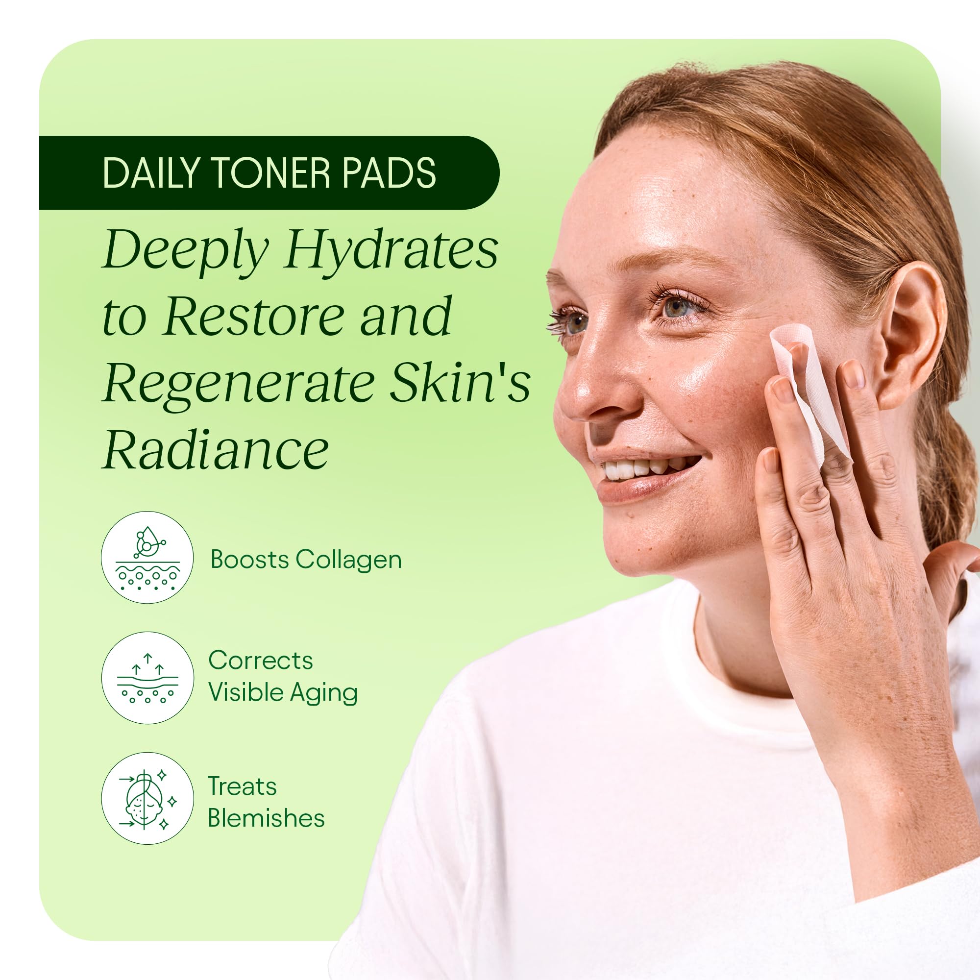 JiYu Toning Polish Pads - Korean Skincare for Dark Spots, Wrinkles & Dull Skin - Hydrating Facial Treatment with Snail Mucin, Niacinamide, Peptides & Centella - 100 Count JiYuBuy Supplements Australia