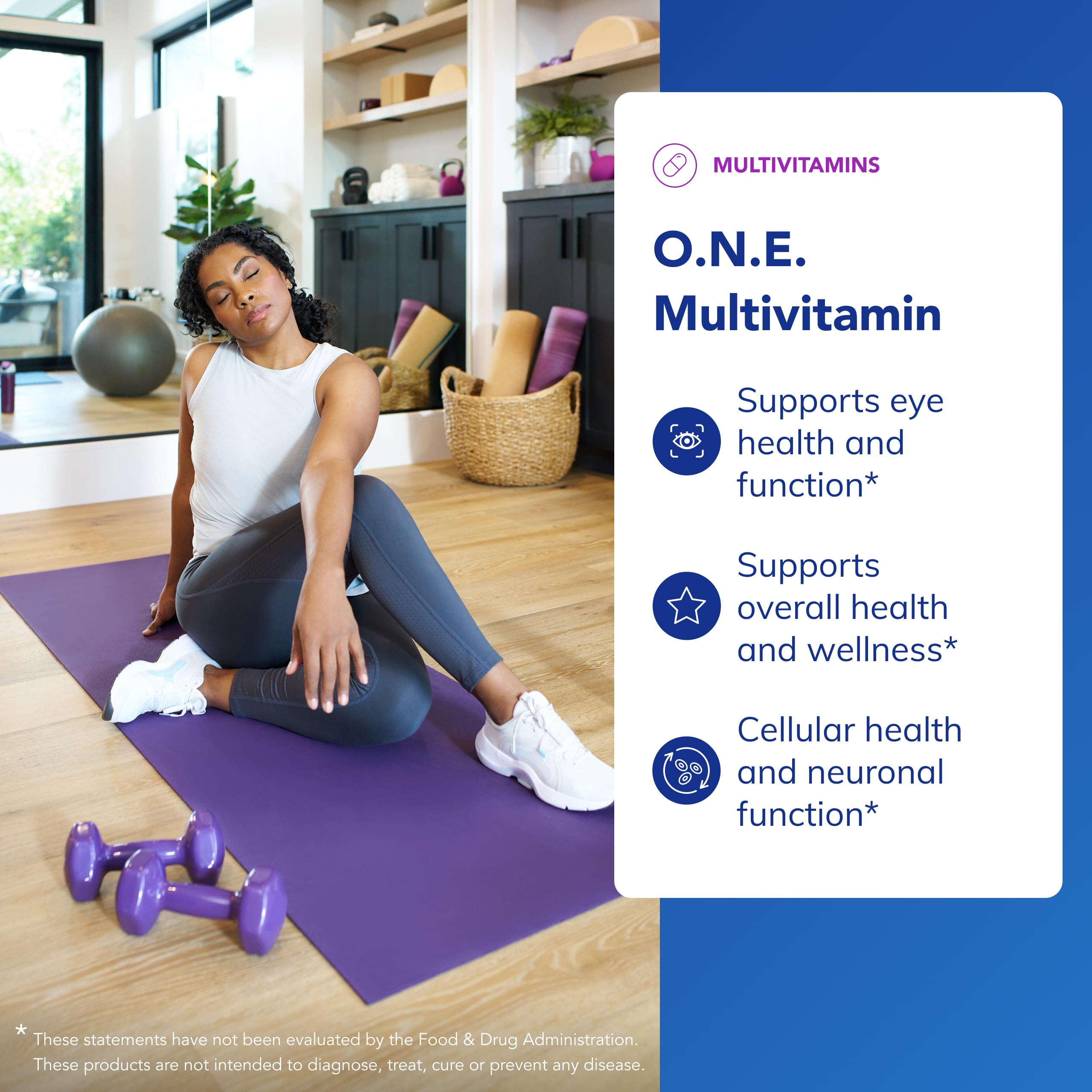 Pure Encapsulations O.N.E. Multivitamin - Once Daily Multivitamin with Antioxidant Complex Metafolin, CoQ10, and Lutein to Support Vision, Cognitive Function, and Cellular Health* - 60 Capsules Pure Encapsulations buy supplements Au