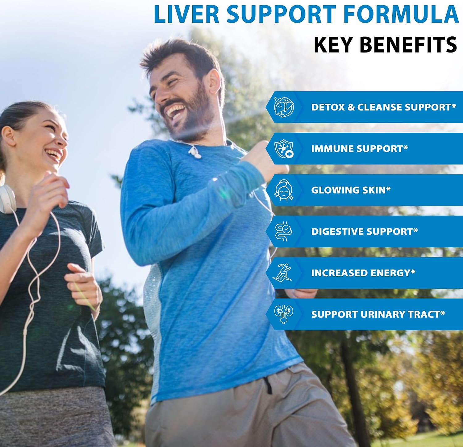Liver Support Formula - 22 Herbs Support Supplement: Milk Thistle Extract, Silymarin, N-Acetyl Cysteine, Beetroot, Artichoke, Dandelion, Chicory. 60 Capsules 30 Day Supply
