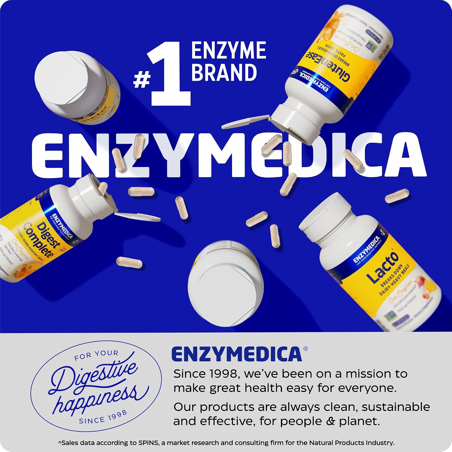 Enzymedica Vitamin D3 and K2 Supplement Caps for Men & Women - VIT D3 5000 IU & VIT K2 MK-7 90 mcg, Immune & Bone Health Support, Features Shitake Mushrooms & Prebiotic Fiber, Vegan - 60 Capsules