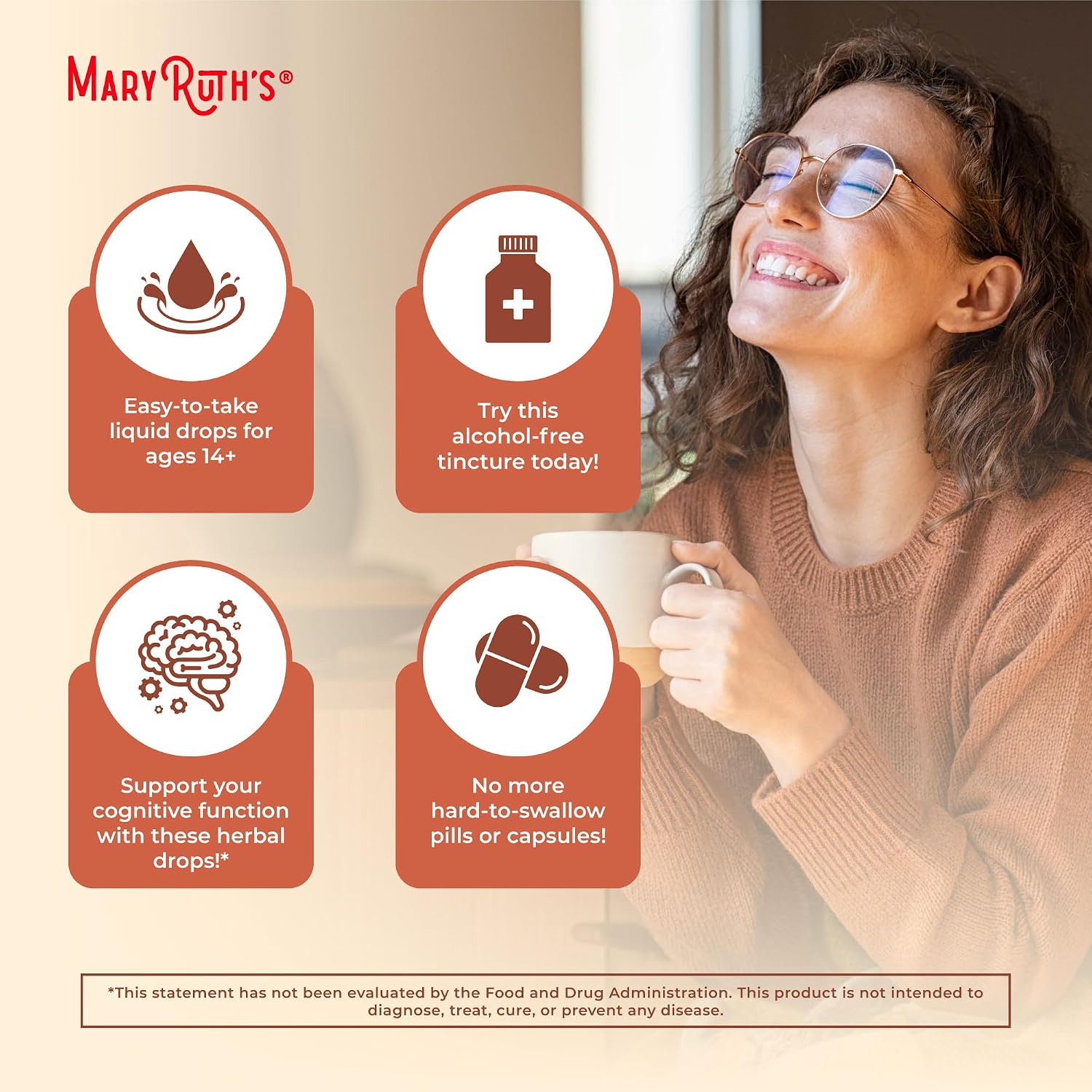 MARYRUTH'S Ashwagandha Root Liquid Drops | Mood & Stress Support Supplement | Calm & Relaxation | 590mg Ashwagandha | Adaptogen & Nervine | Vegan | USDA Organic | CLP Certified | Non-GMO | 1 oz