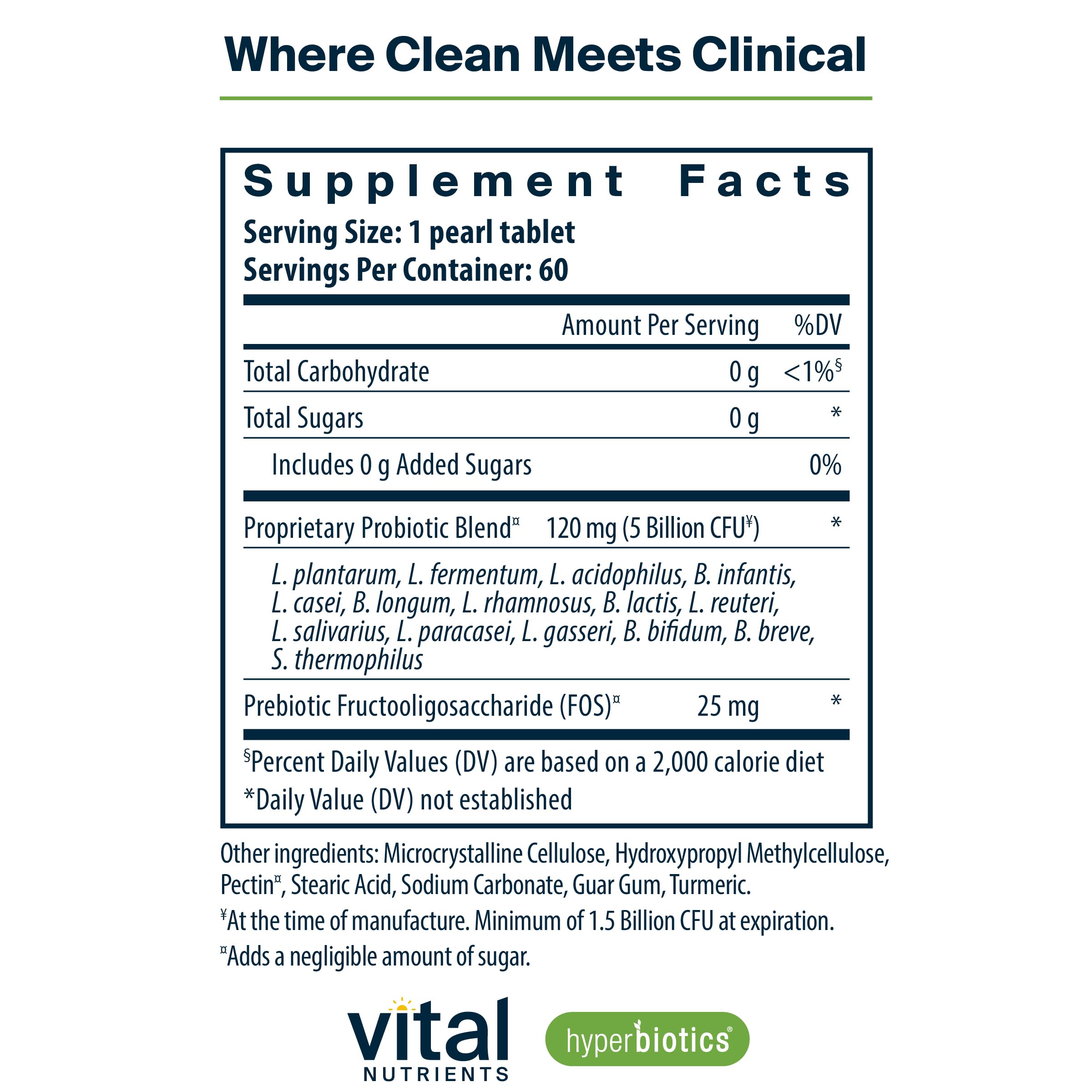 Hyperbiotics Vital Nutrients Pro-15 Prebiotics and Probiotics for Women and Men | 15 Science Backed Strains | Supports Occasional Constipation, Diarrhea, Gas & Bloating | 60 Vegan Time Release Pearls Hyperbiotics buy supplements Au
