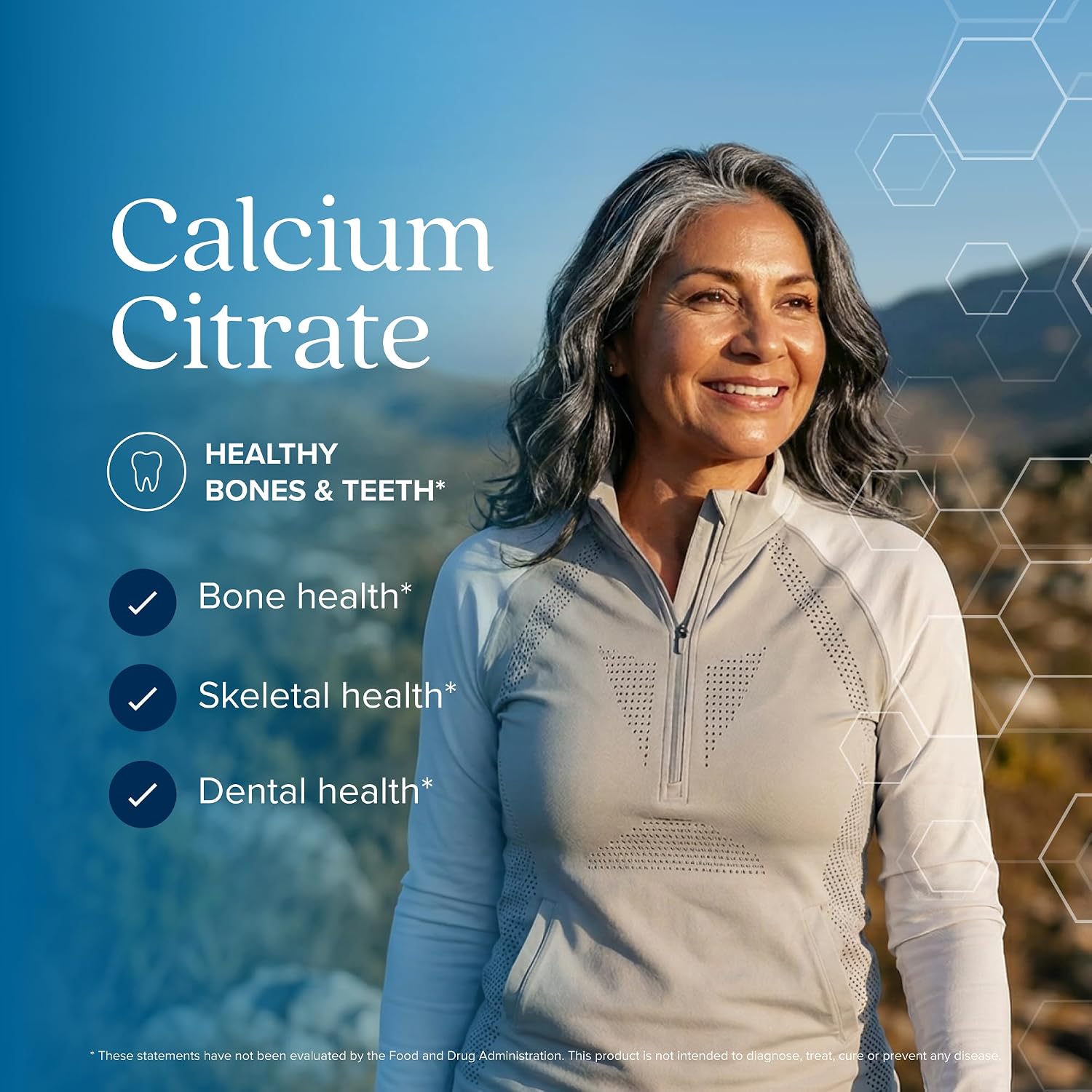 Calcium Citrate 1000mg, Bone & Teeth Support, Dr-Formulated | High-Absorption Cal Complex, Third-Party Tested, 3 Month Supply, Calcium Supplements for Women & Men, 365 Capsules