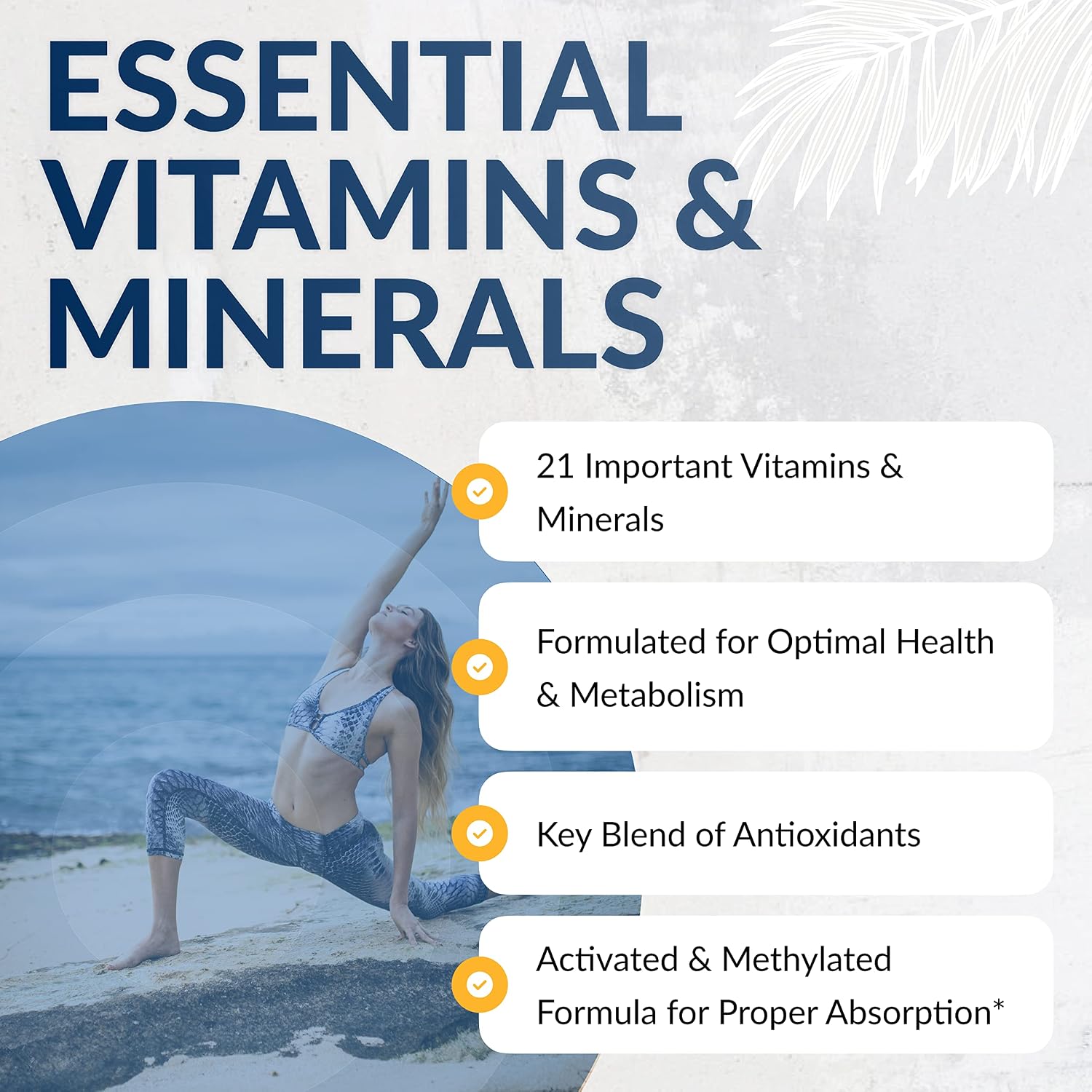 EquiLife Daily Activated Multivitamin for Women & Men, 120 Capsules | Methylated B-Vitamins | Blend of Vitamins, Minerals & Antioxidants | Supports Energy, Metabolism & Bone Health | Gluten Free