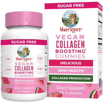 MaryRuth Organics Vegan Collagen for Women & Men, Collagen Boosting Gummies, Skin Care, Lysine, Vitamin C, Vitamin A, Amla, Supplement for Hair & Skin, Vegan, Non-GMO, Gluten Free, 90 Servings MARYRUTH'S buy supplements Au