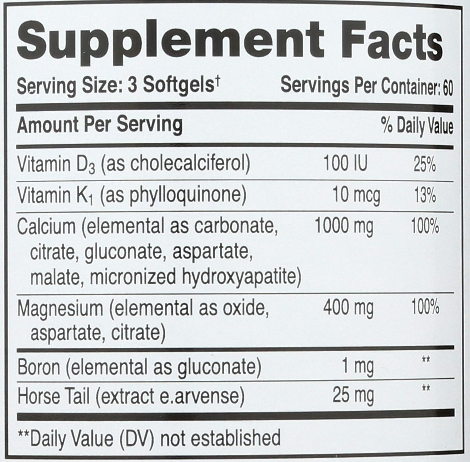 Phytotherapy Rx Calcium Liquid Softgel - 180 per Pack - 1 Each.