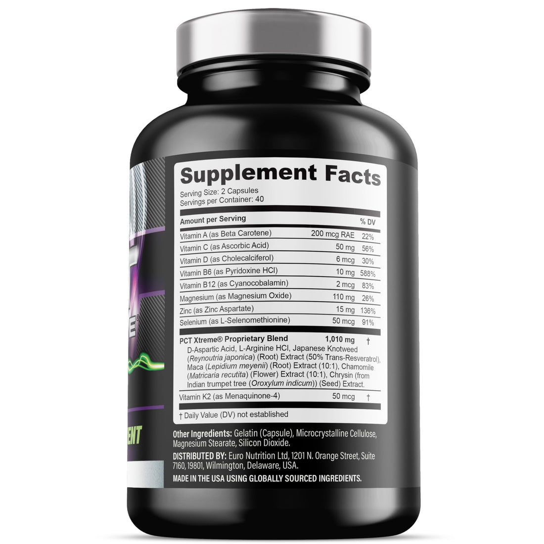Iron Labs Nutrition PCT Xtreme - PCT Supplement for Men - 30 Day Course - Post Cycle Support Booster (80 Capsules) Iron Labs NutritionBuy Supplements Australia