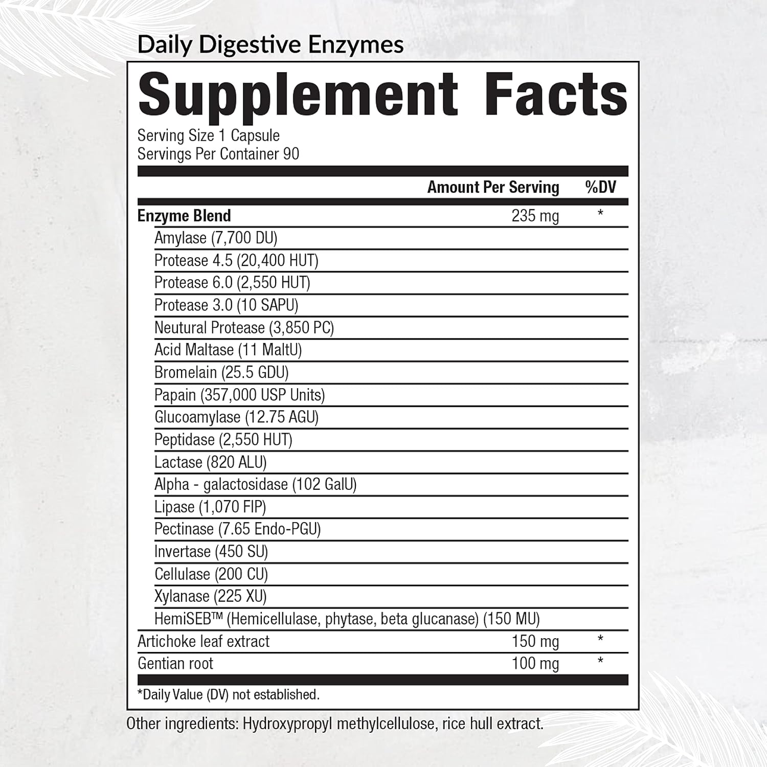 Equilife Daily Digestive Enzymes, Bromelain, Lactase & Lipase, 90 Capsules | Supports Healthy Digestion, Acid Balance & Nutrient Absorption | Allergen Free | Gluten Free | Vegan | Non-GMO