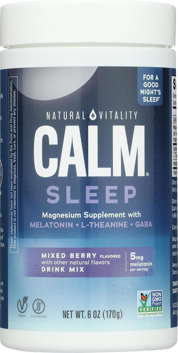 Natural Vitality Natural Calm Specifics CALMFUL SLEEP (Mixed Berry Flavor) 6 ounces