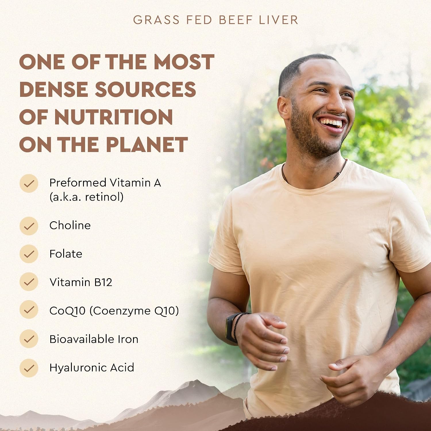 Ancestral Supplements Grass Fed Beef Liver Capsules, 180 Ct (3-Pack) | This freeze-dried beef liver supplement supports energy production, cleansing, digestion and immunity.