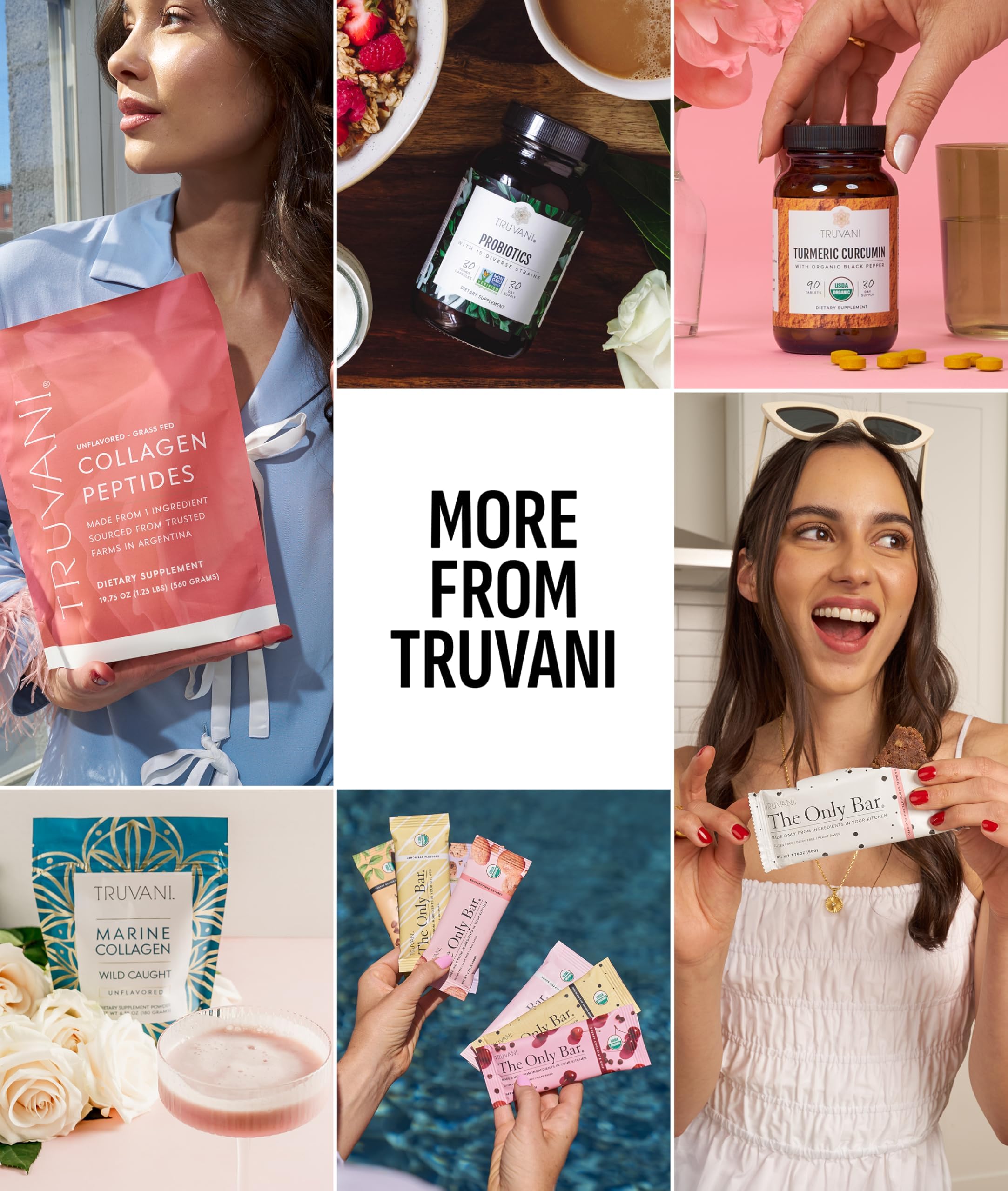 Truvani Organic Plant Based Protein Powder | Strawberry | 10 Servings | Vegan | 20g Pea Protein | Single Serving Travel Packets | Keto | Gluten & Dairy Free | Low Carb