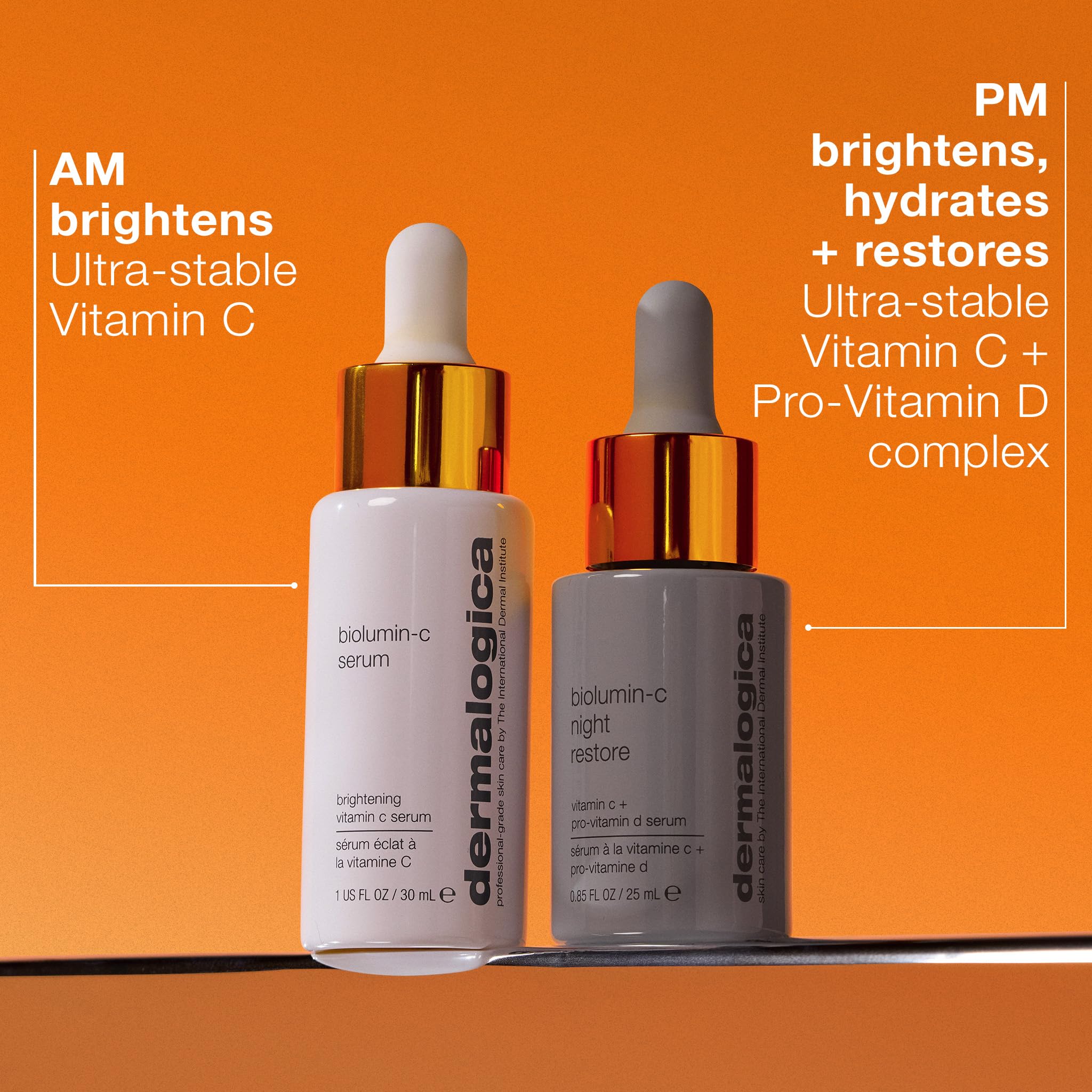Dermalogica Biolumin-C Serum, Vitamin C Dark Spot Serum for Face with Peptide and AHA - Exfoliates and Reduces Sign of Skin Aging, 1 Fl Oz