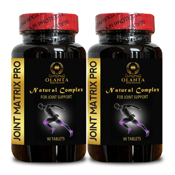 Joint Matrix PRO Natural Complex - Support Muscle Recovery, Full Joint Support, Flexibility Supplements, Natural Muscle Support - 2 Bottles 180 Tablets OLANTA TRADE SOLUTIONBuy Supplements Australia