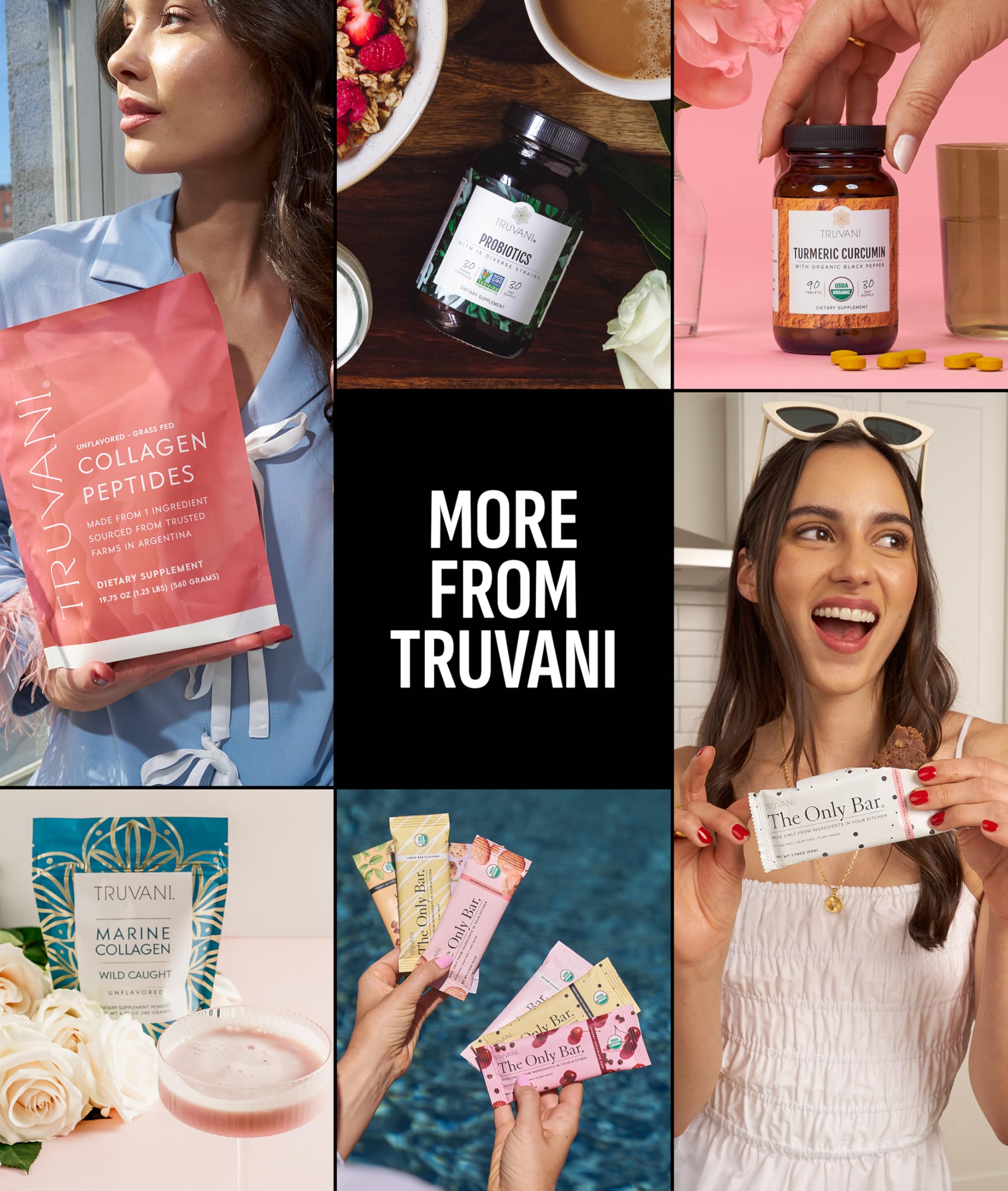 Truvani Organic Plant Based Protein Powder | Vanilla | 1 Serving | Vegan | 20g Pea Protein | Keto | Gluten & Dairy Free | Low Carb | No Added Sugar