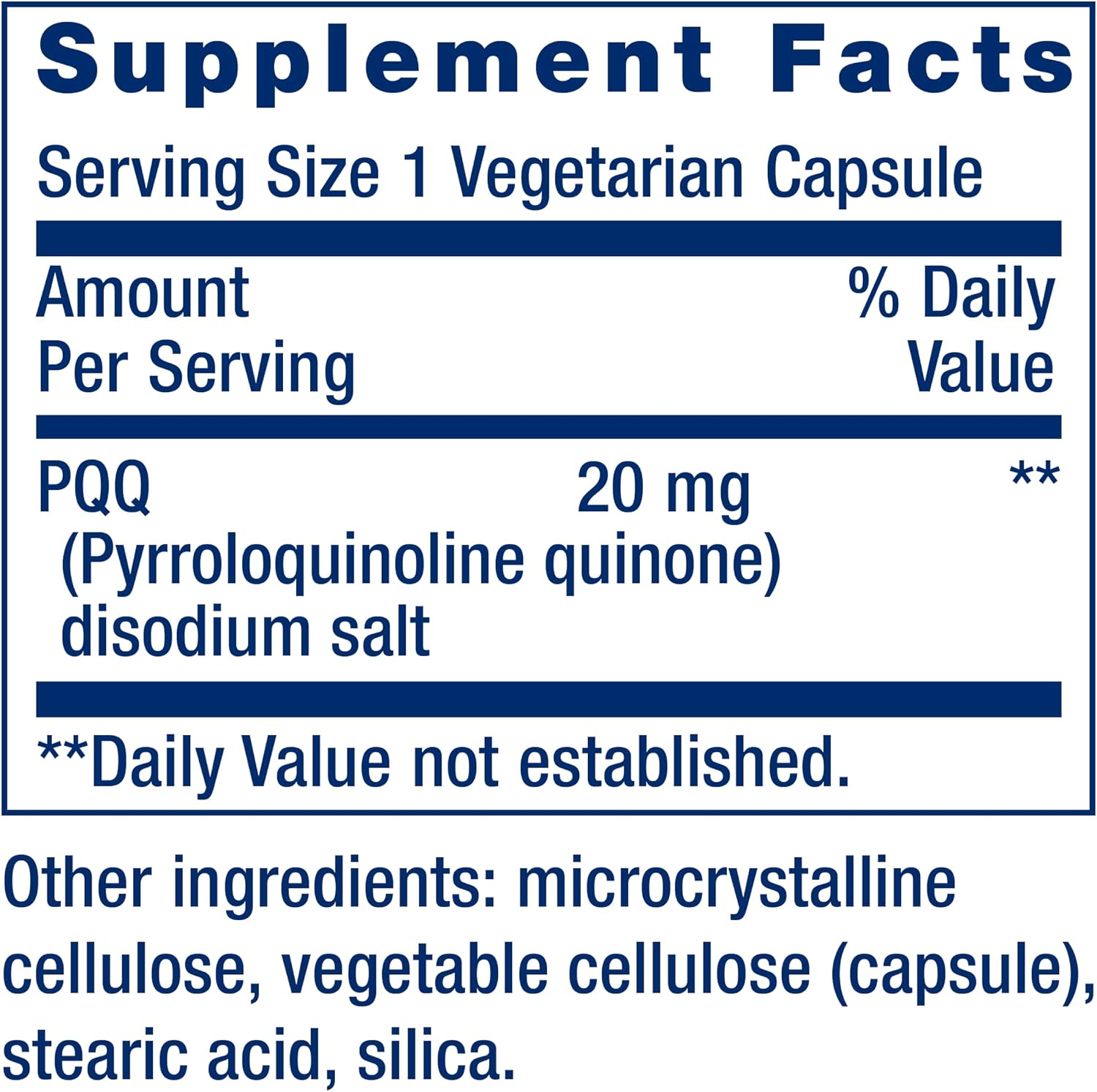 Life Extension PQQ, pyrroloquinoline Quinone, 20 mg, Promotes The Growth of New Mitochondria, Gluten-Free, Non-GMO, Vegetarian, 1 Daily, 30 Capsules | Pyrroloquinoline Quinone Promotes Cellular Energy & Mitochondrial Health, Take 1 Daily, Gluten-Free, Non