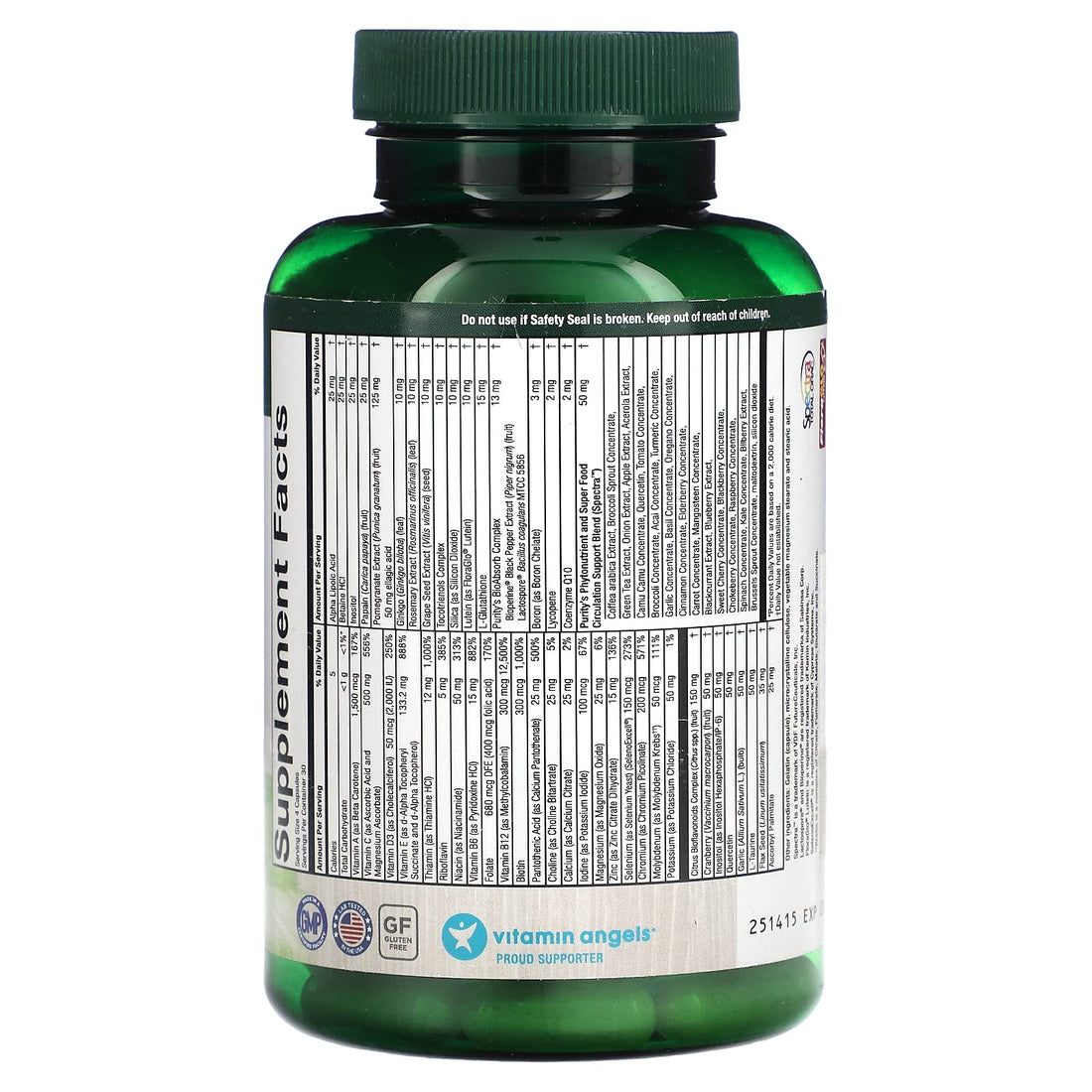 Purity Products Perfect Multi - Multivitamin Packed with Vitamins, Minerals and Phytonutrients - 60 Breakthrough Nutrients - Support for Healthy Immunity, Normal Energy Levels - 120 Capsules (1) Purity ProductsBuy Supplements Australia