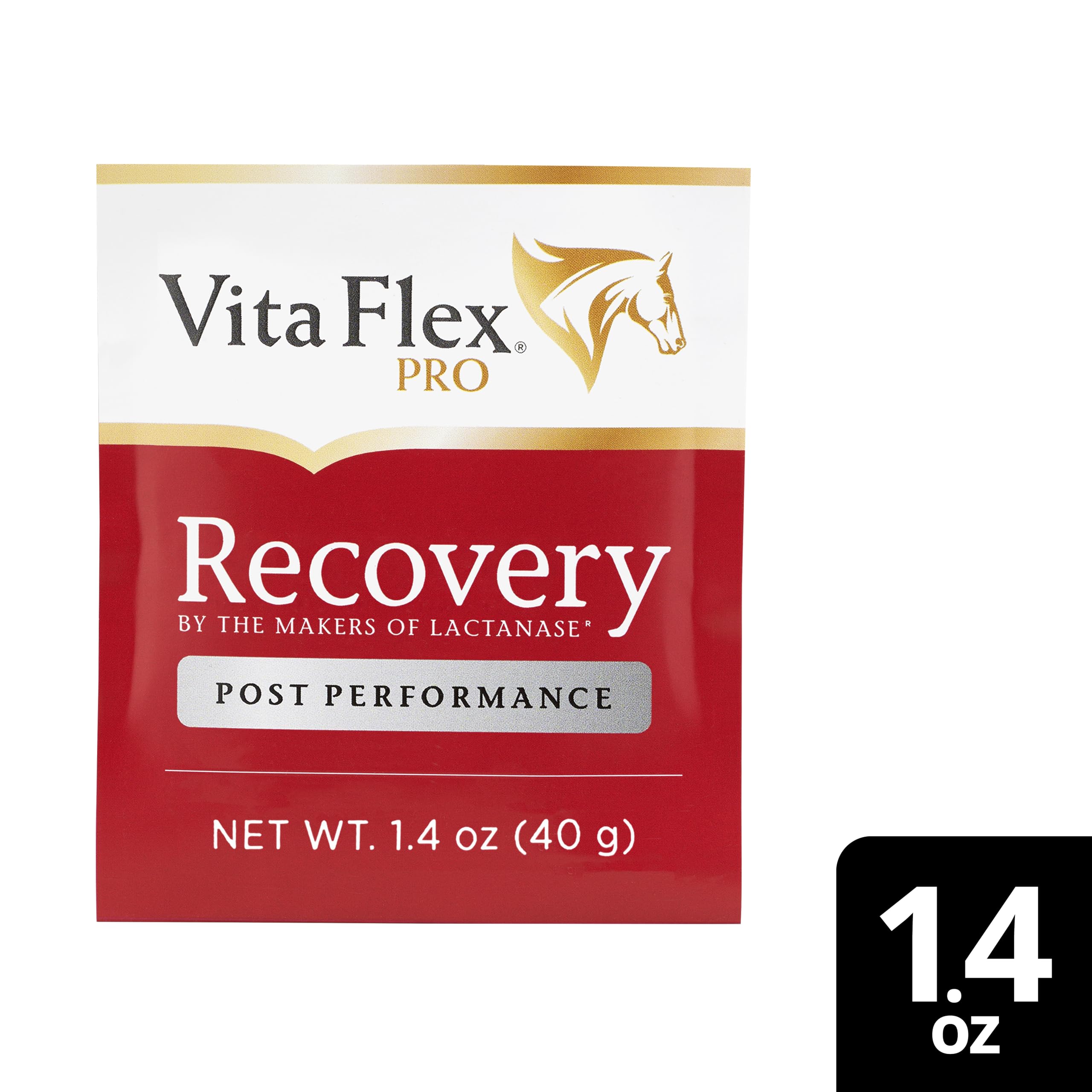 Vita Flex Pro Recovery by the Makers of Lactanase, Post Performance Horse Supplements 40 g, Show Safe Muscle Recovery Supplements, Amino Acids for Horses, Strength & Joint Health Vita FlexBuy Supplements Australia