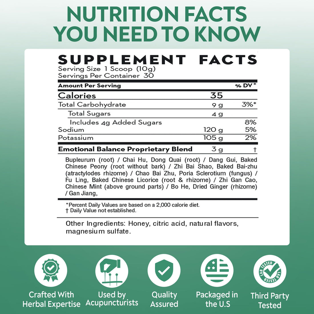D'AO Labs Emotional Balance - Emotional Balance Powder - Calm & Stress Relief - Effervescent Powder with Apple-Cucumber Flavor - Xiao Yao San Traditional Chinese Herbal - 30 Individual Servings DAO LabsBuy Supplements Australia