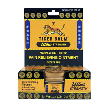 Tiger Balm Pain Relieving Ultra Strength, 10g – Soothing & Ultra Strength Muscle Rub Ointment – Non-Staining Sports Muscle Rub Tiger Balm buy supplements Au
