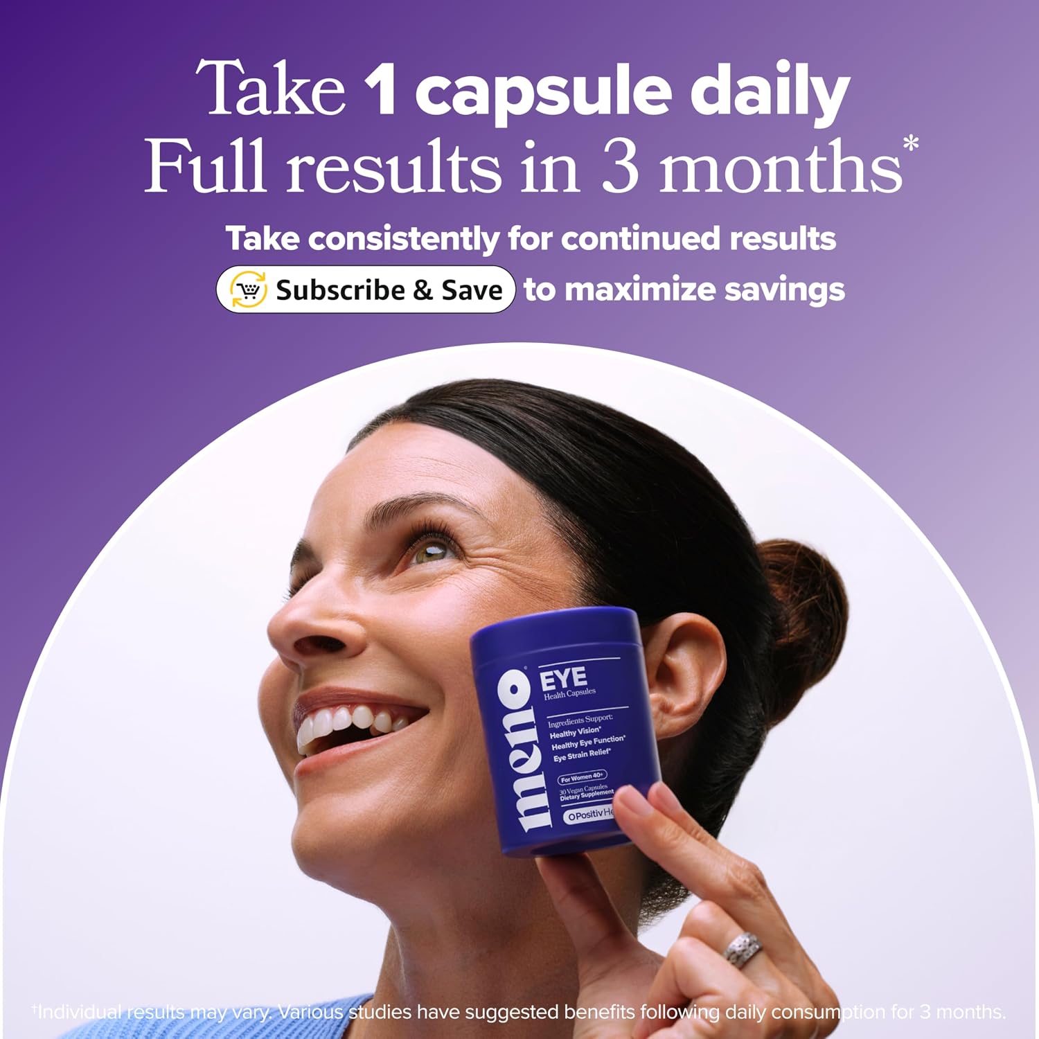 MENO Eye Health for Eye Strain, Dryness, & Tear Production – 30-Day Supply