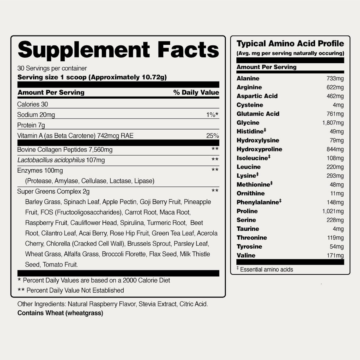 Snap Supplements Super Greens Powder with Collagen Peptides, 11.34 oz | 26 Fruits and Vegetables, Grass Fed, Non-GMO Daily Greens for Hair, Skin, Nails & Joint Support, 30 Servings, 1 Month Supply