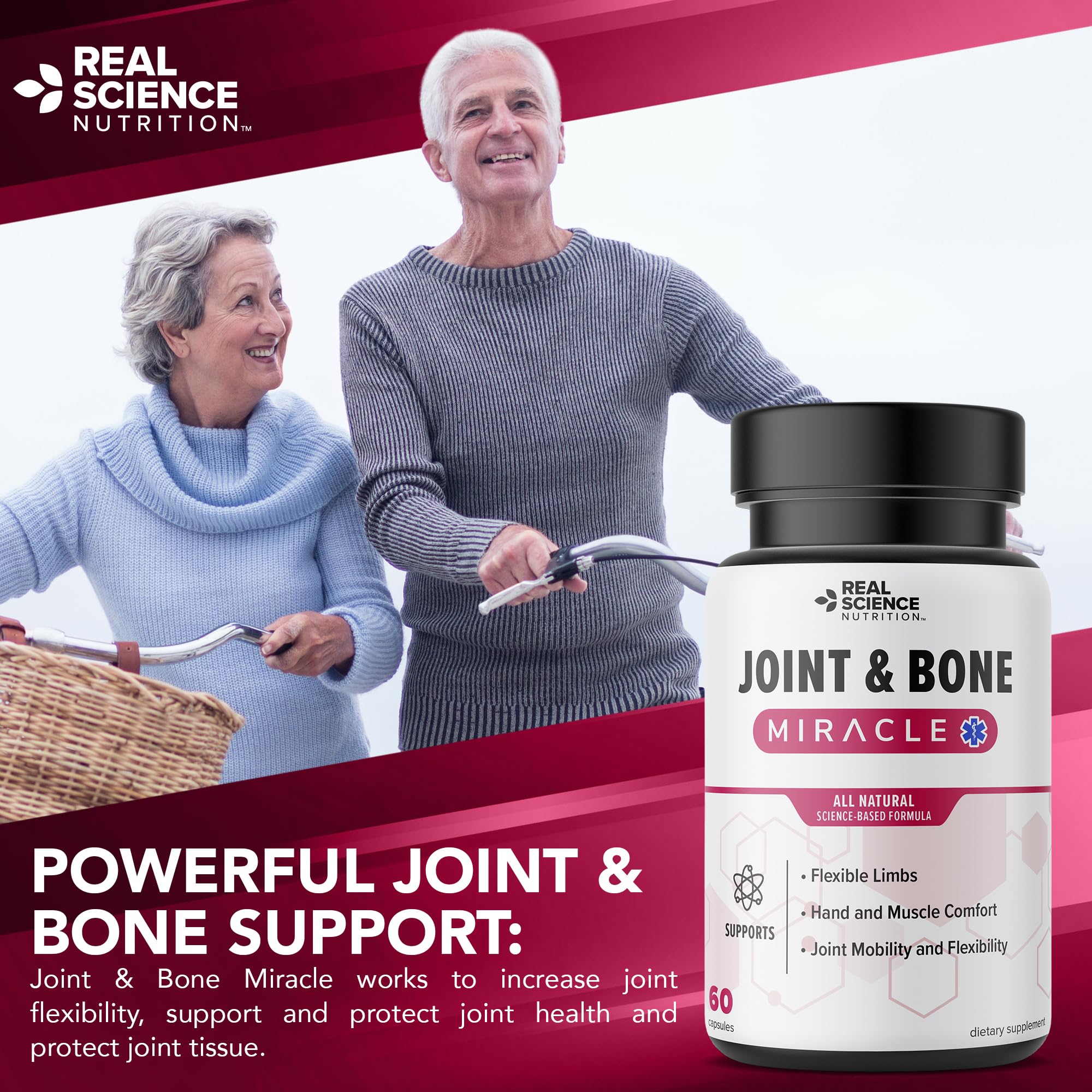 Real Science Nutrition Offers Joint & Bone Miracle for Enhanced Joint Mobility and Alleviating Muscle Discomfort Real Science NutritionBuy Supplements Australia