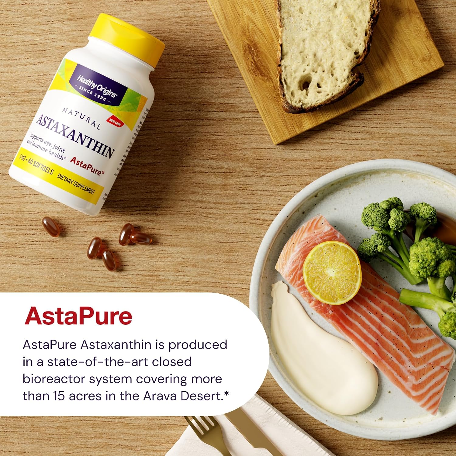Healthy Origins Astaxanthin AstaPure 4 mg, 150 Softgels