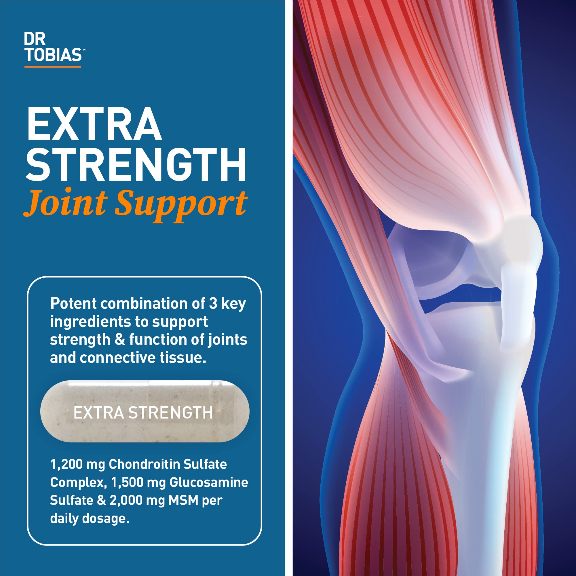 Dr. Tobias AKG Supplement & Joint Support Supplement - Supports Energy, Muscles, Cartilage & Joint Health, Non-GMO Dr. TobiasBuy Supplements Australia