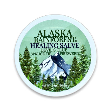 Snowy Summit Alaska Rainforest Salve - Herbal Salve for Dry Skin & Joint Relief - Natural Super Salve for Soothing Skin with Gentle Aroma - Body & Hand Salve - Muscle Rub with Alaskan Devil’s Club Oil Snowy SummitBuy Supplements Australia